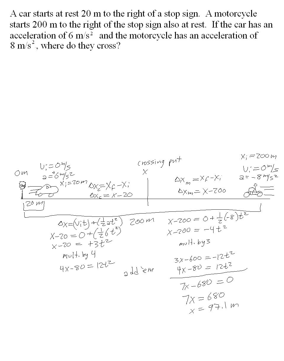 Mr Murray's Website One Dimensional Motion Notes
